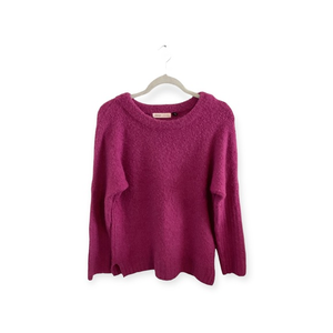 Women’s‎ deep pink Sleeping on Snow Anthropologie sweater, size small